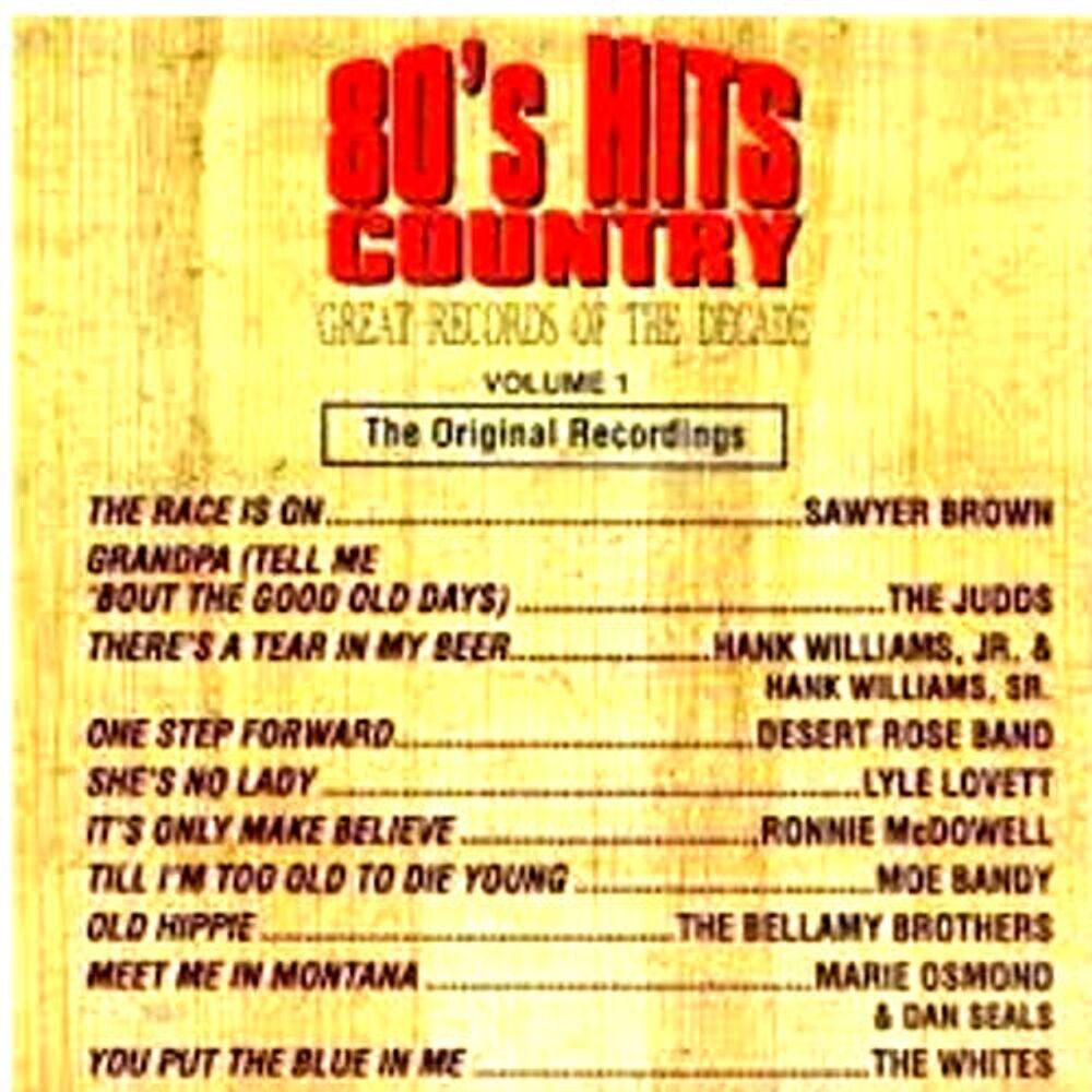 Диск CD 80's Hits Country No. 1 - Various Artists
Диск CD 80's Hits Country No. 1 - Various Artists