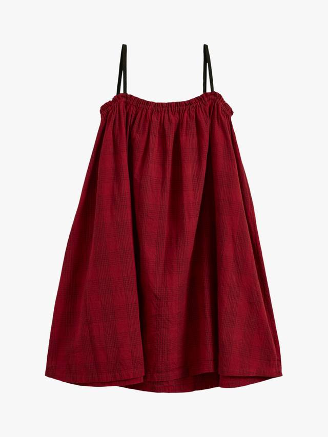 Детское платье с тонкими бретелями из хлопка Caramel, Red/Black Check
Детское платье с тонкими бретелями из хлопка Caramel, Red/Black Check