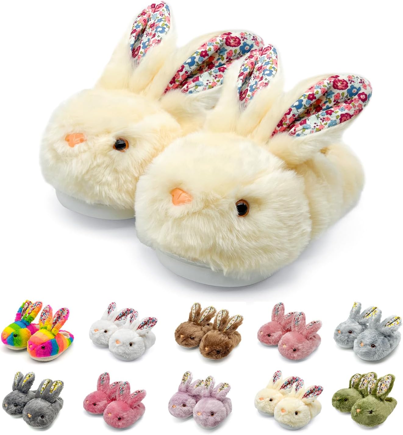 Женские пушистые тапочки с ушками кролика и цветочным принтом, плюшевые тапочки-зайчики для дома, большие размеры, хлопковые, милые домашние зимние тапочки с нескользящей подошвой для мужчин, девушек и подростков Sutexle, бежевый
Женские пушистые тапочки с ушками кролика и цветочным принтом, плюшевые тапочки-зайчики для дома, большие размеры, хлопковые, милые домашние зимние тапочки с нескользящей подошвой для мужчин, девушек и подростков Sutexle, бежевый