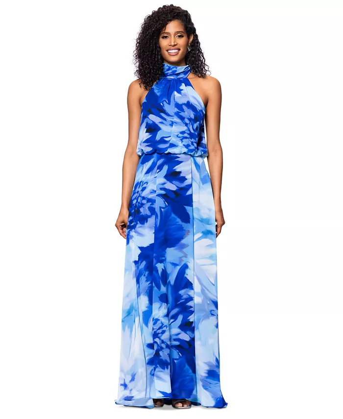 Миниатюрное платье-бюстье с цветочным принтом Betsy & Adam, синий
Миниатюрное платье-бюстье с цветочным принтом Betsy & Adam, синий