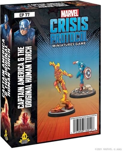 Marvel: Crisis Protocol - Капитан Америка и оригинальный человек-факел, Атомные массовые игры ATOMIC MASS GAMES
Marvel: Crisis Protocol - Капитан Америка и оригинальный человек-факел, Атомные массовые игры ATOMIC MASS GAMES