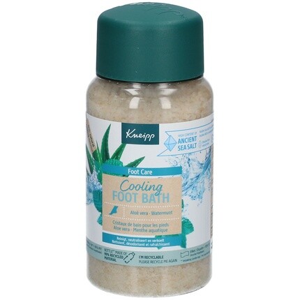Кристаллы для ванночек для ног Aquatic Mint, освежающие, 600 г Kneipp 
Кристаллы для ванночек для ног Aquatic Mint, освежающие, 600 г Kneipp