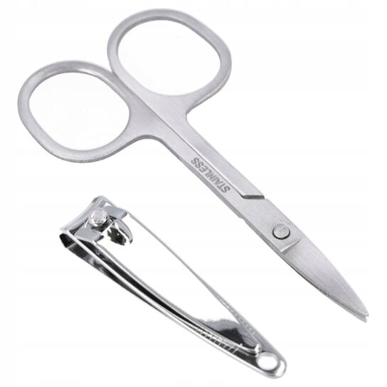 Маникюрный набор, кусачки и ножницы для ногтей, 2 шт., inna
Маникюрный набор, кусачки и ножницы для ногтей, 2 шт., inna