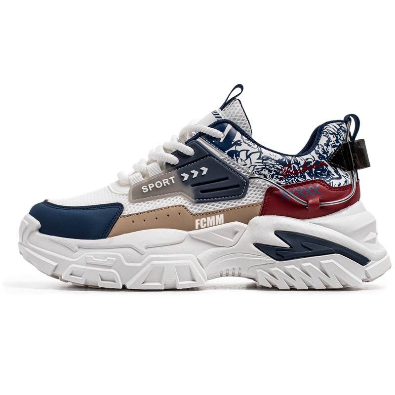 Дышащая обувь для детей и подростков, увеличивающая рост FCMM, белый/синий
Дышащая обувь для детей и подростков, увеличивающая рост FCMM, белый/синий