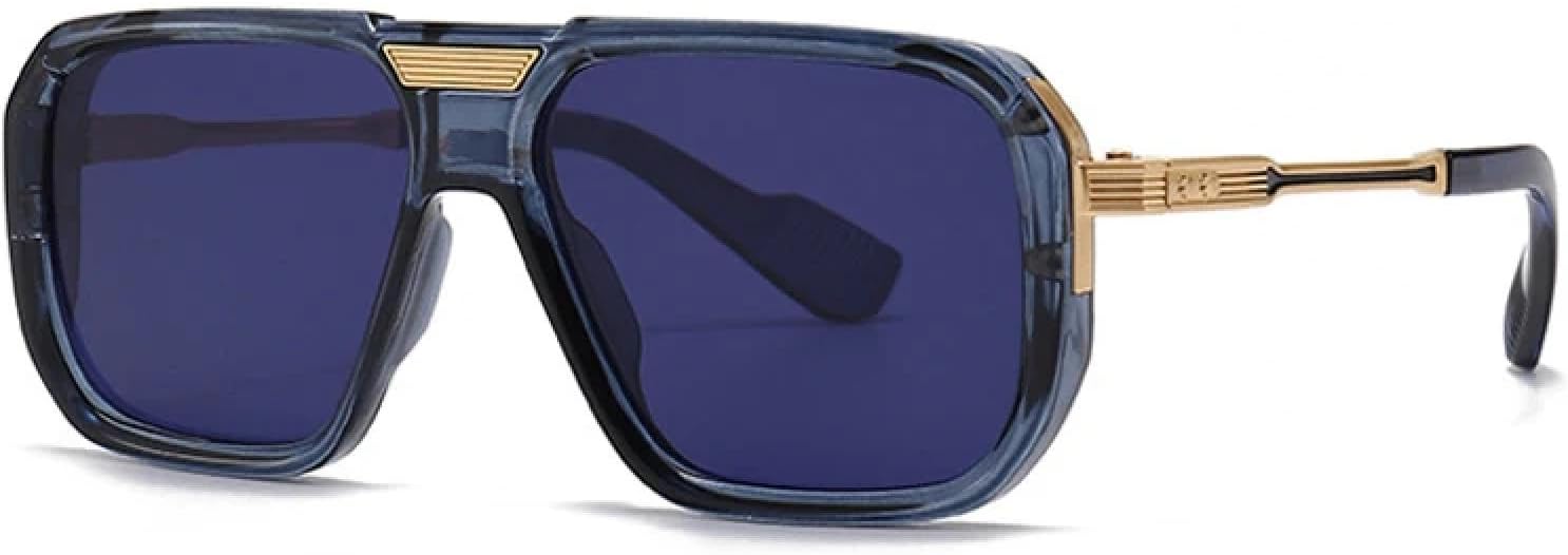 Мужские солнцезащитные очки в стиле ретро с градиентным переходом цвета, модные женские очки класса люкс с заклепками, трендовые модели с защитой от УФ-излучения UV400 TVTBBVV, Blue Dark Blue
Мужские солнцезащитные очки в стиле ретро с градиентным переходом цвета, модные женские очки класса люкс с заклепками, трендовые модели с защитой от УФ-излучения UV400 TVTBBVV, Blue Dark Blue