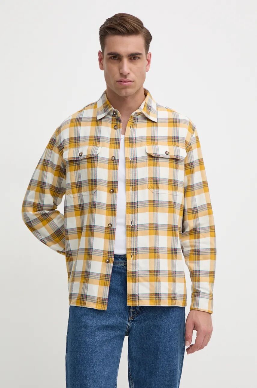 Хлопковая рубашка United Colors of Benetton, желтый
Хлопковая рубашка United Colors of Benetton, желтый