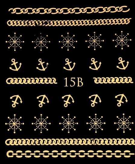 Водные наклейки металлизированные для ногтей - № 15Б, Raisin
Водные наклейки металлизированные для ногтей - № 15Б, Raisin