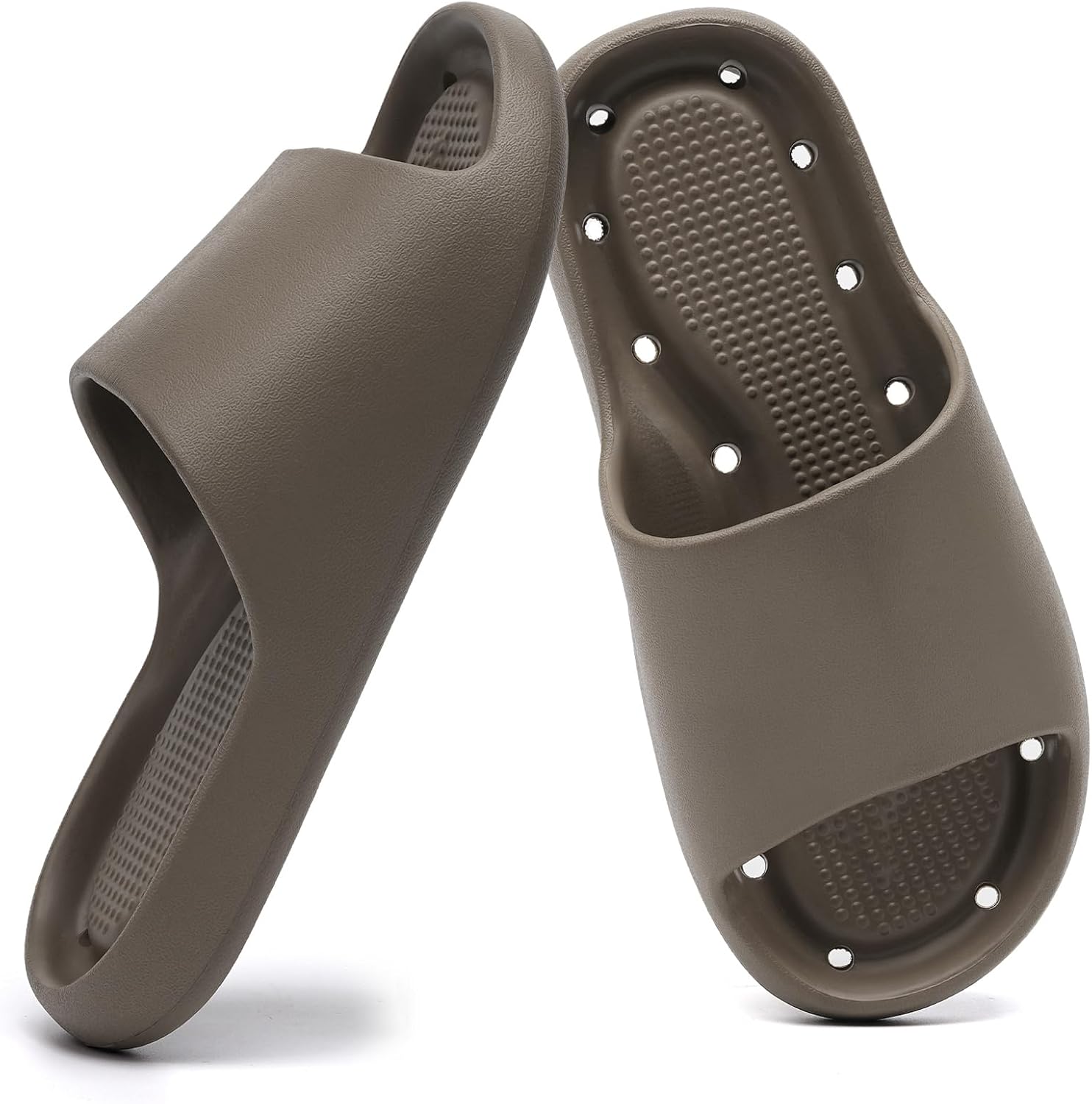 Шлепанцы GETOEU для душа для женщин и мужчин, массажные сандалии с мягкой амортизацией, коричневый
Шлепанцы GETOEU для душа для женщин и мужчин, массажные сандалии с мягкой амортизацией, коричневый