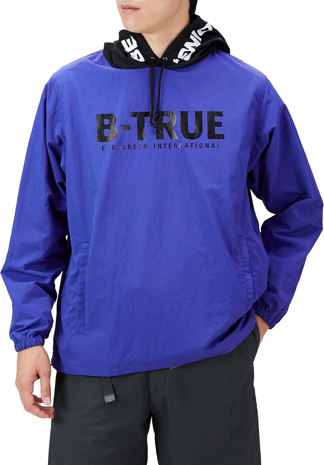 Худи Evergreen B-TRUE Packable Pull Hoodie, черный/синий
Худи Evergreen B-TRUE Packable Pull Hoodie, черный/синий