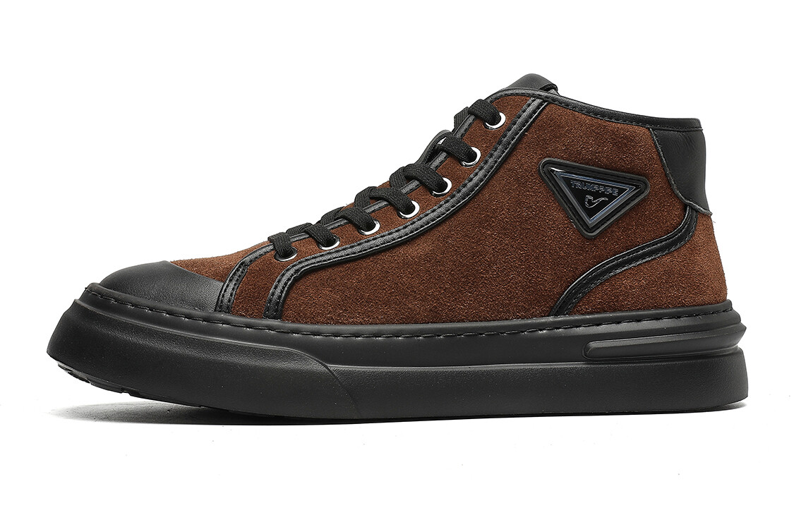 Кеды мужские, обувь для скейтбординга высокая коричневый Trumppipe
Кеды мужские, обувь для скейтбординга высокая коричневый Trumppipe