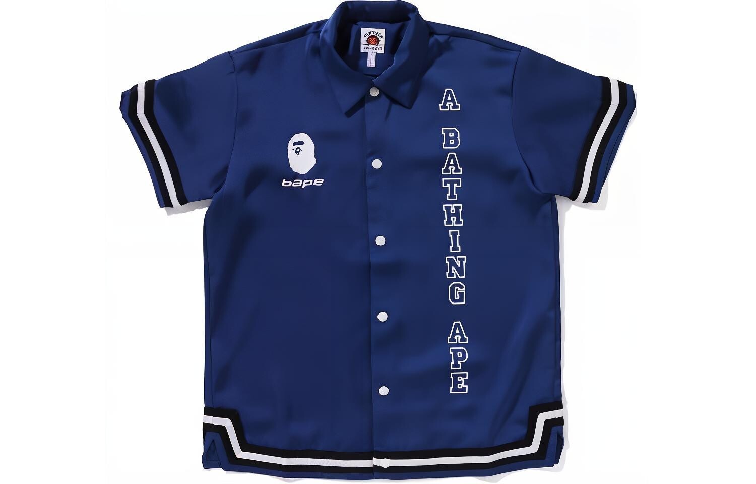 Рубашка GS A Bathing Ape, синий 
Рубашка GS A Bathing Ape, синий