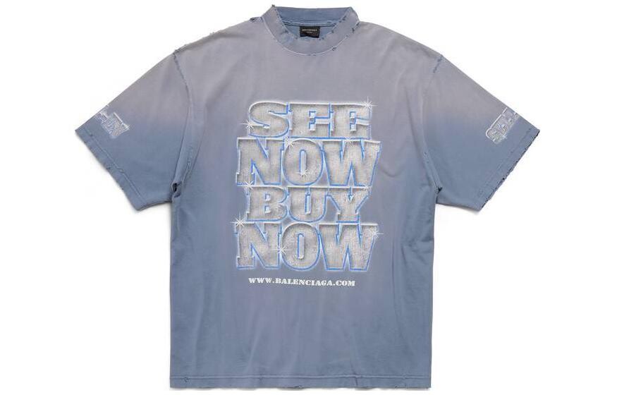 Футболка унисекс Balenciaga, синий
Футболка унисекс Balenciaga, синий