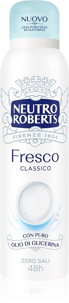 Освежающий спрей-дезодорант Classico 48 часов Neutro Roberts, 150 мл
Освежающий спрей-дезодорант Classico 48 часов Neutro Roberts, 150 мл