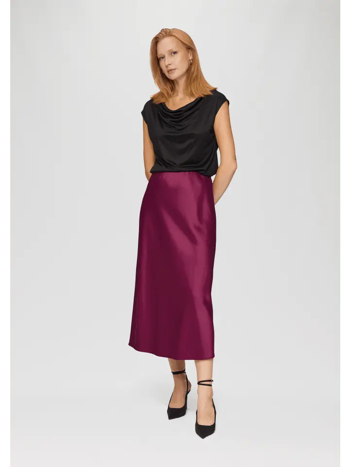 Длинная юбка sOliver BLACK LABEL lang, розовый
Длинная юбка sOliver BLACK LABEL lang, розовый