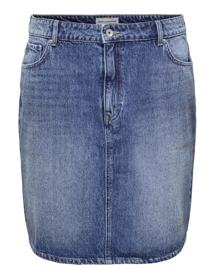 Юбка до колена ONLY Carmakoma, светло-синий деним
Юбка до колена ONLY Carmakoma, светло-синий деним