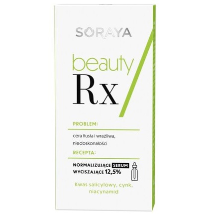 Soraya Beauty Rx Нормализующая успокаивающая сыворотка 30 мл Markenlos
Soraya Beauty Rx Нормализующая успокаивающая сыворотка 30 мл Markenlos