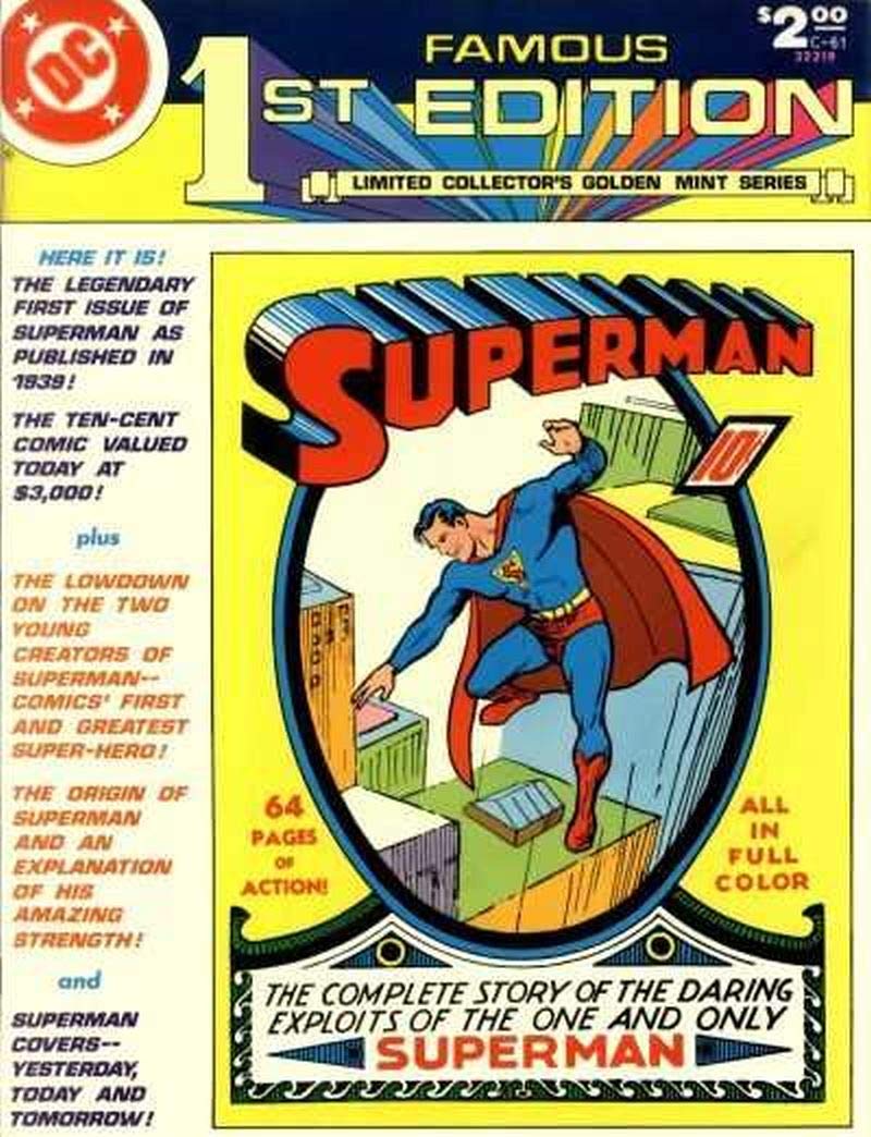 Superman Famous 1st Edition C-61 (DC Comics)
Superman Famous 1st Edition C-61 (DC Comics)