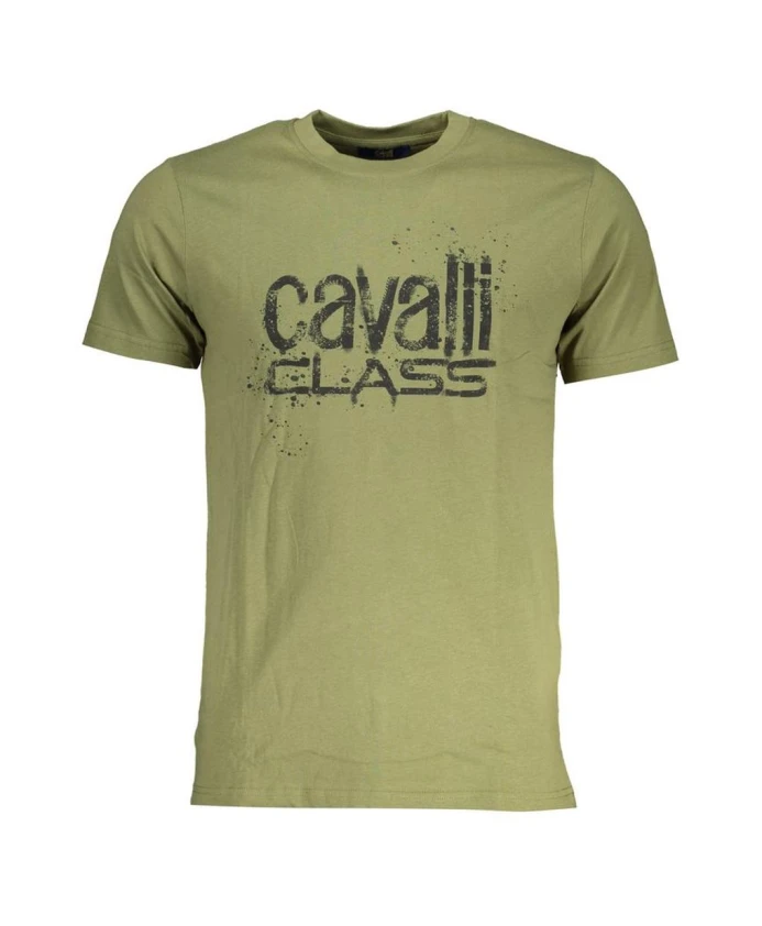 Зеленая футболка с круглым вырезом и принтом Cavalli Class, зеленый
Зеленая футболка с круглым вырезом и принтом Cavalli Class, зеленый