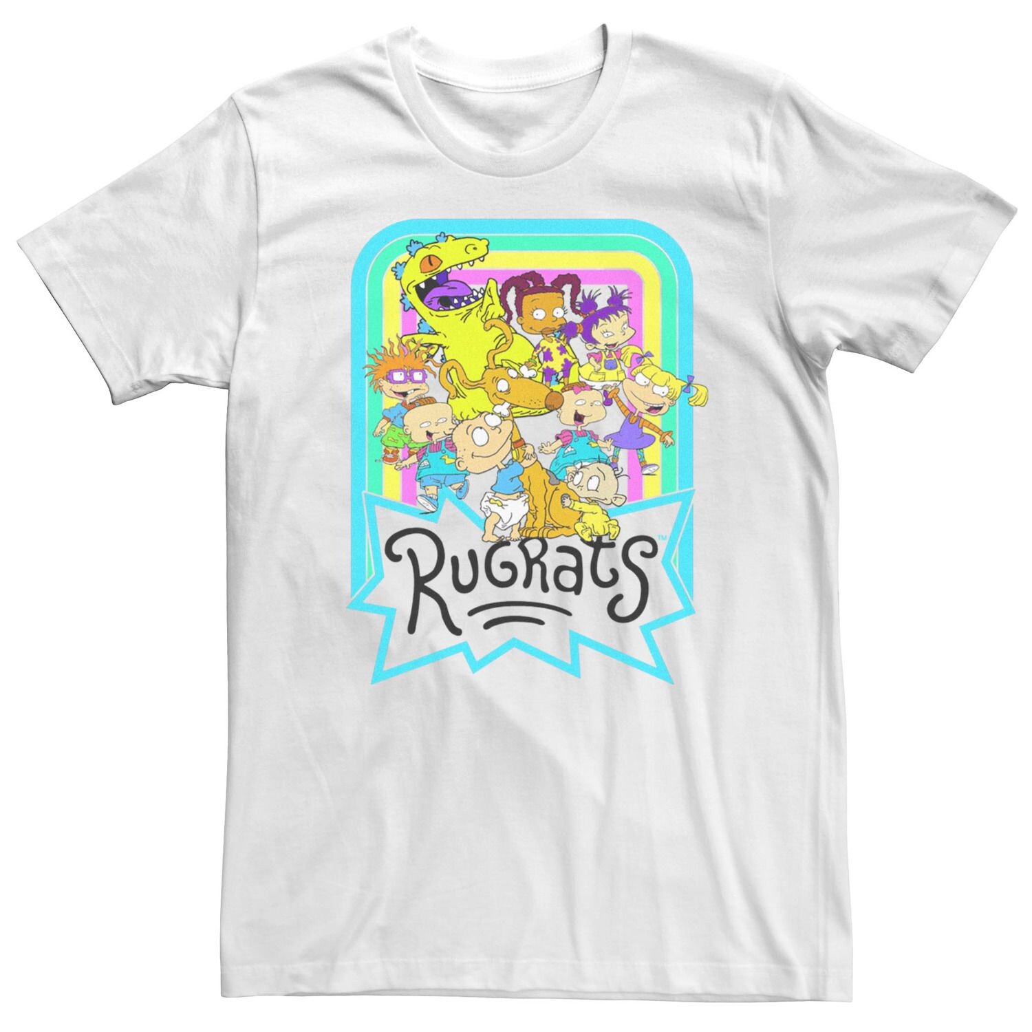 Мужская футболка Rugrats Neon Rainbow Group Licensed Character
Мужская футболка Rugrats Neon Rainbow Group Licensed Character