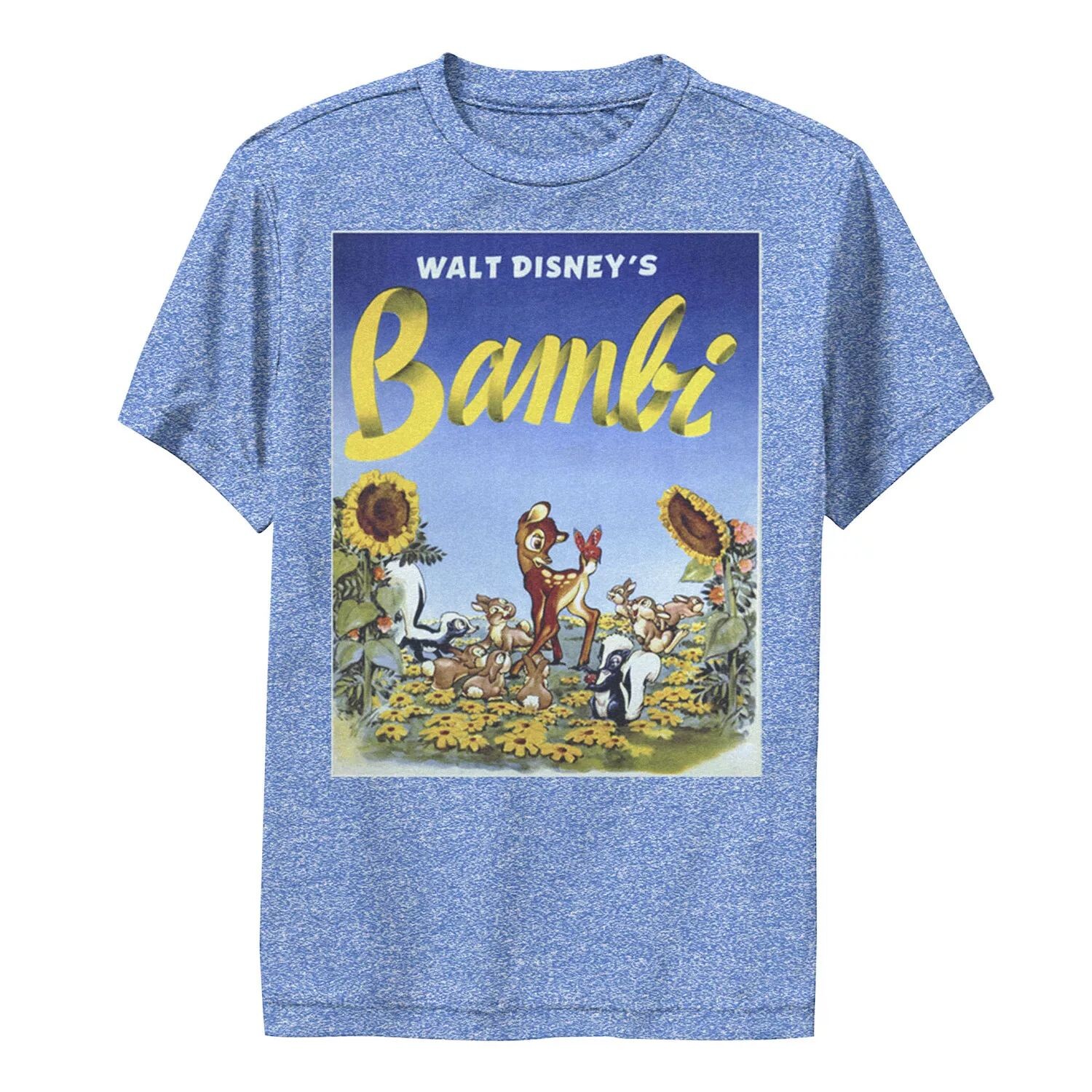 Футболка Disney's Bambi для мальчиков 8–20 лет с плакатом и графическим изображением «Подсолнух» Disney