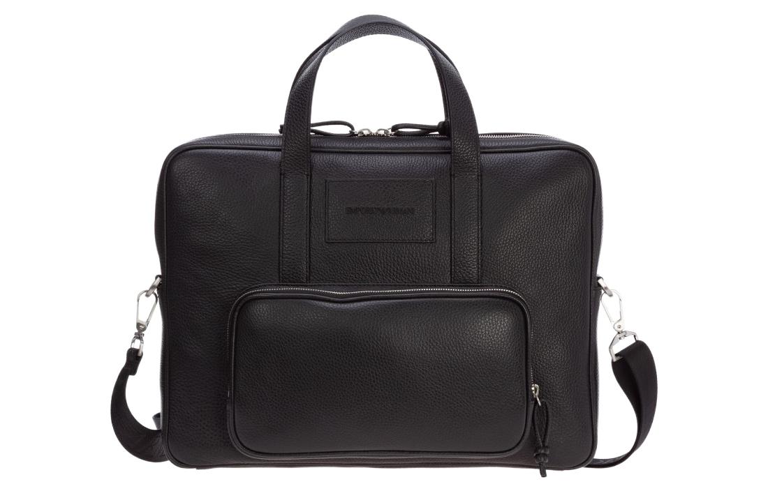 EMPORIO ARMANI Кожаный портфель мужской черный
EMPORIO ARMANI Кожаный портфель мужской черный