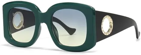 Солнцезащитные очки 2027 года в квадратной оправе большого размера для женщин и мужчин, в винтажном панк-стиле, модные, с крупной оправой, элегантные MTZJH, Green
Солнцезащитные очки 2027 года в квадратной оправе большого размера для женщин и мужчин, в винтажном панк-стиле, модные, с крупной оправой, элегантные MTZJH, Green