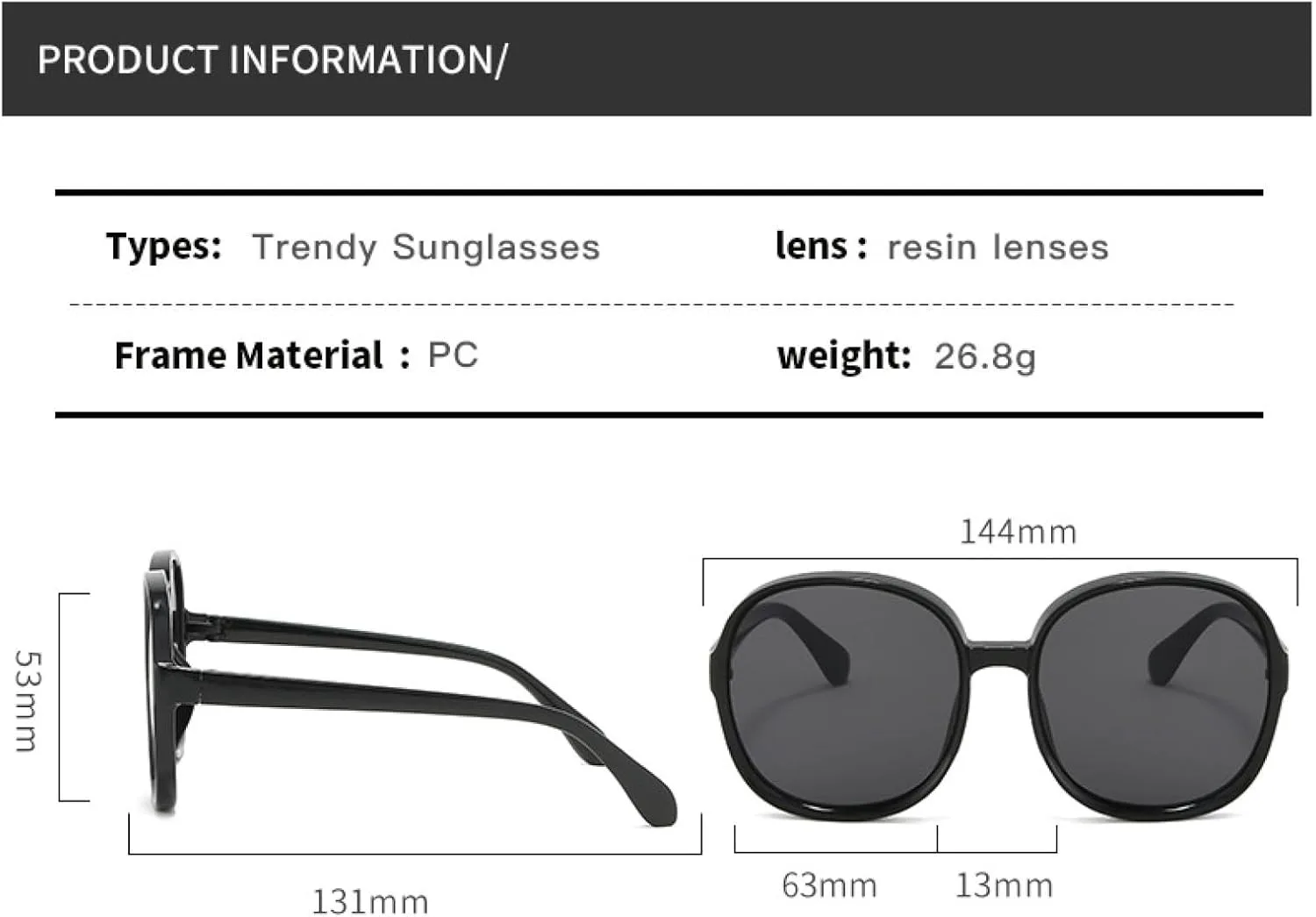Солнцезащитные очки с защитой от УФ-излучения UV400 | Большие круглые | Для женщин и мужчин | Для занятий спортом на открытом воздухе и вождения DSVIGF, 2
Солнцезащитные очки с защитой от УФ-излучения UV400 | Большие круглые | Для женщин и мужчин | Для занятий спортом на открытом воздухе и вождения DSVIGF, 2