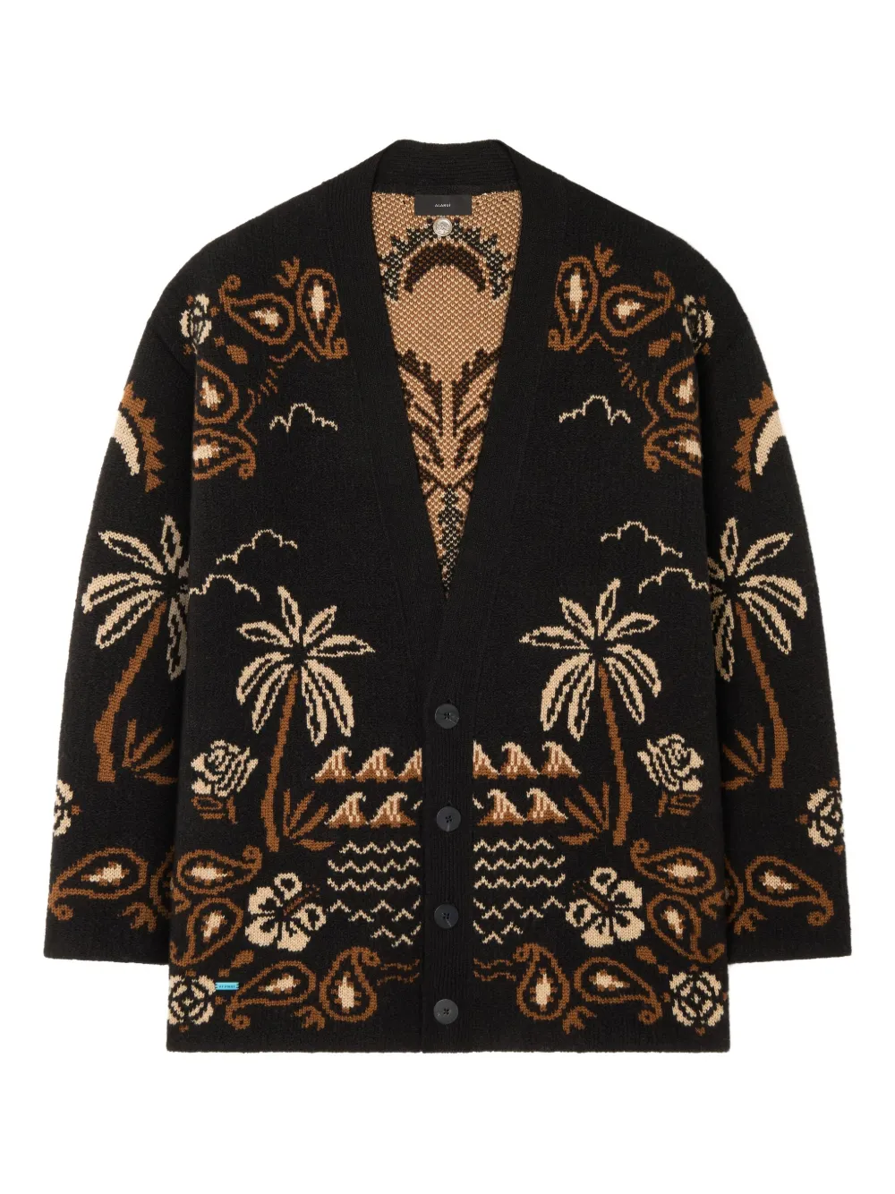 Кардиган Glimpse of Eden с узором пейсли Alanui, черный
Кардиган Glimpse of Eden с узором пейсли Alanui, черный