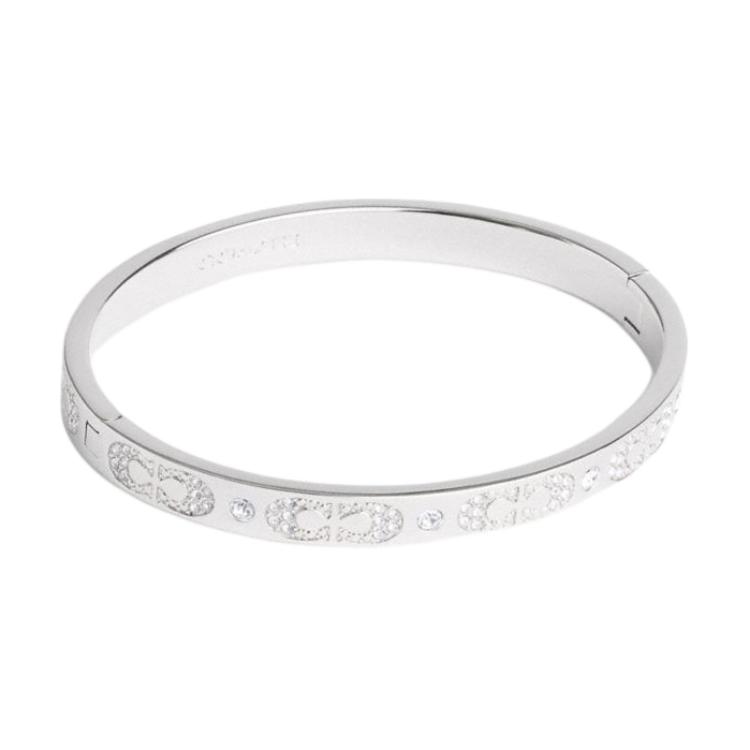 COACH Латунное покрытие, стекло, кубический цирконий, браслеты Women's Silver
COACH Латунное покрытие, стекло, кубический цирконий, браслеты Women's Silver