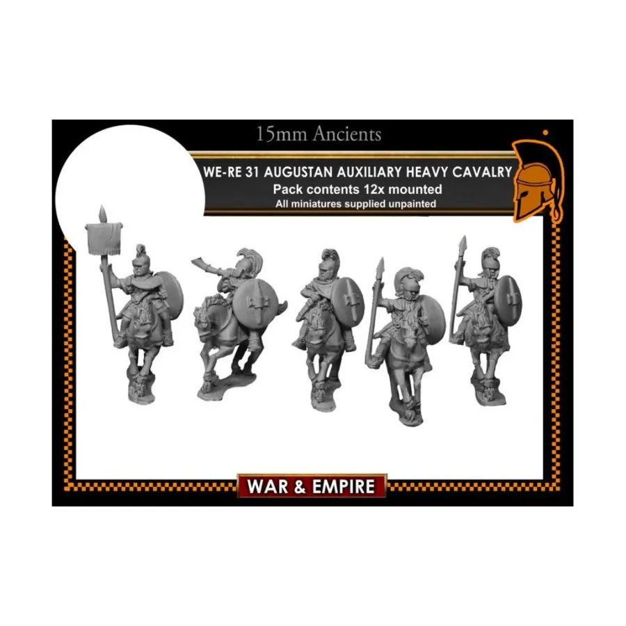 Вспомогательная кавалерия — Августан, War & Empire - Ancients Miniatures - Late Roman (15mm)
Вспомогательная кавалерия — Августан, War & Empire - Ancients Miniatures - Late Roman (15mm)