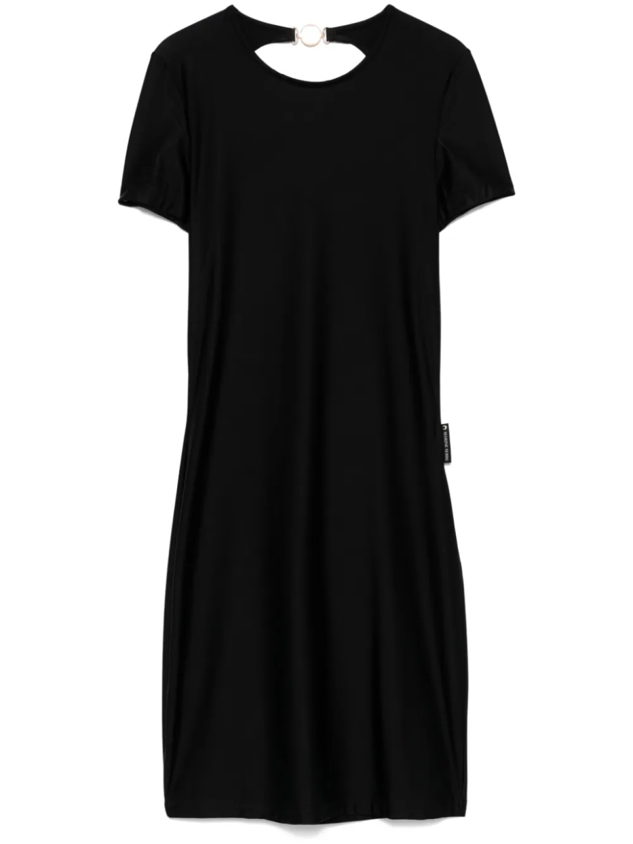 Marine Serre платье мини из джерси с открытой спиной, черный
Marine Serre платье мини из джерси с открытой спиной, черный