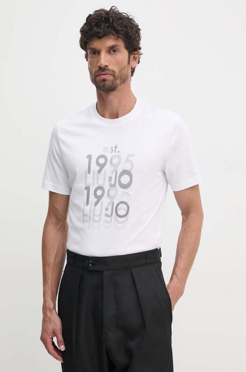 Хлопковая футболка Liu Jo, белый
Хлопковая футболка Liu Jo, белый