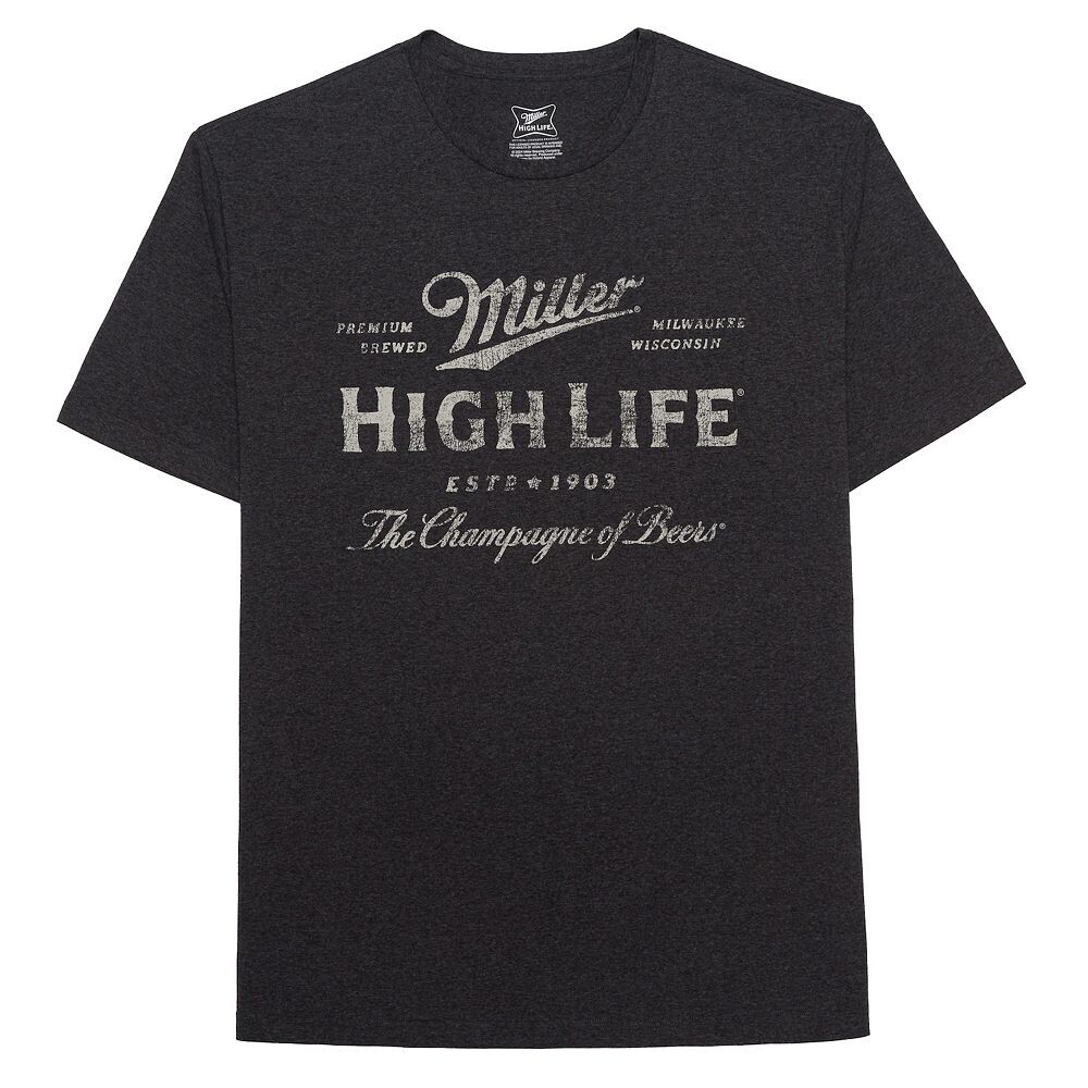 Футболка с рисунком Big & Tall Miller High Life Label Licensed Character, цвет Charcoal Heather
Футболка с рисунком Big & Tall Miller High Life Label Licensed Character, цвет Charcoal Heather