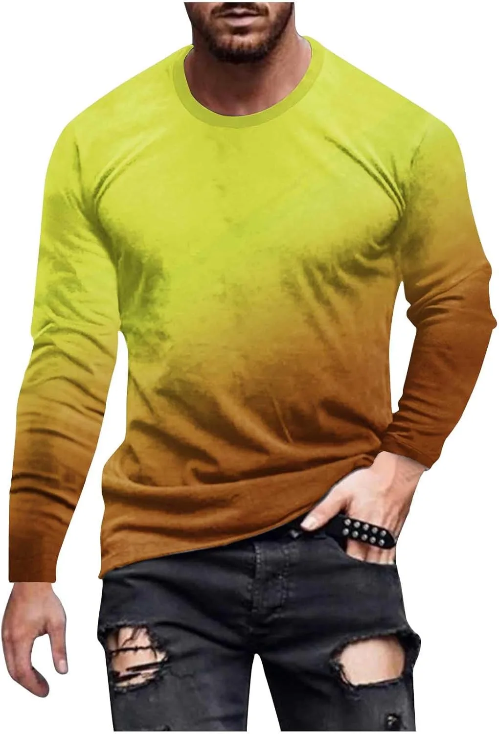 Мужская футболка с длинным рукавом Big and Tall Ombre Color Crewneck Regular Fit
Мужская футболка с длинным рукавом Big and Tall Ombre Color Crewneck Regular Fit