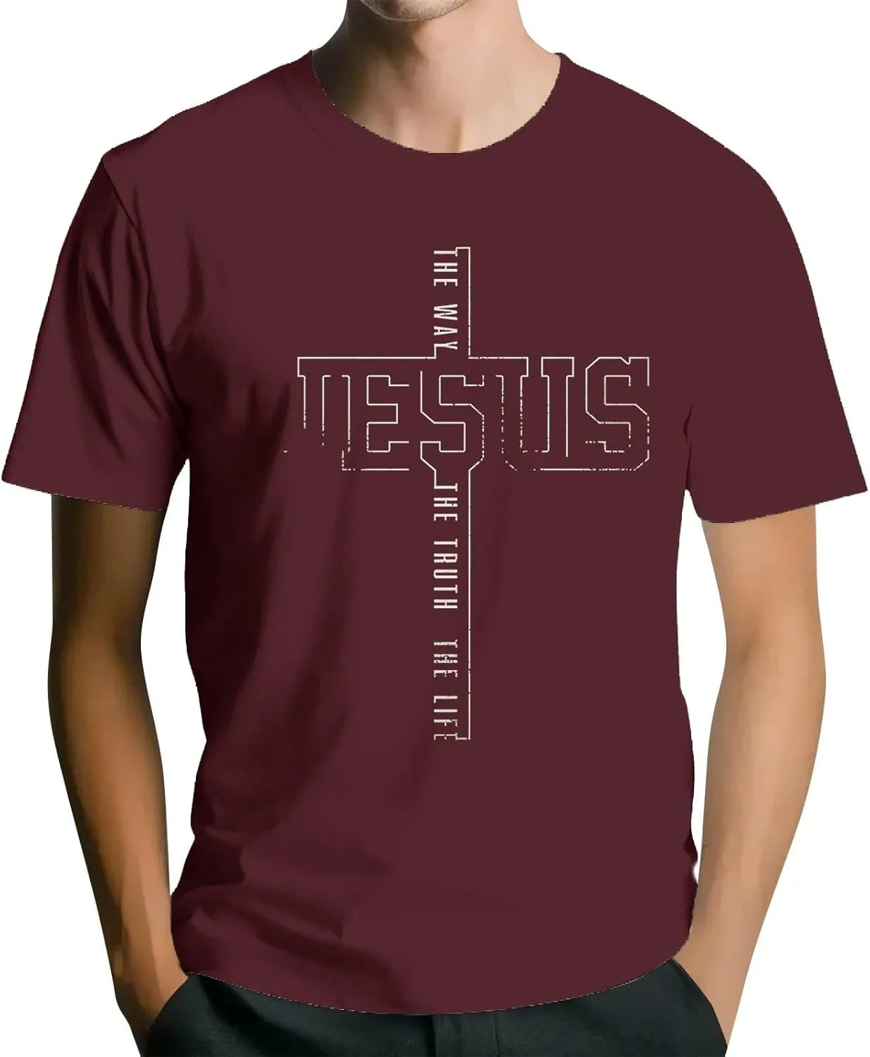 Футболка с принтом Jesus Cross FQZWONG
Футболка с принтом Jesus Cross FQZWONG