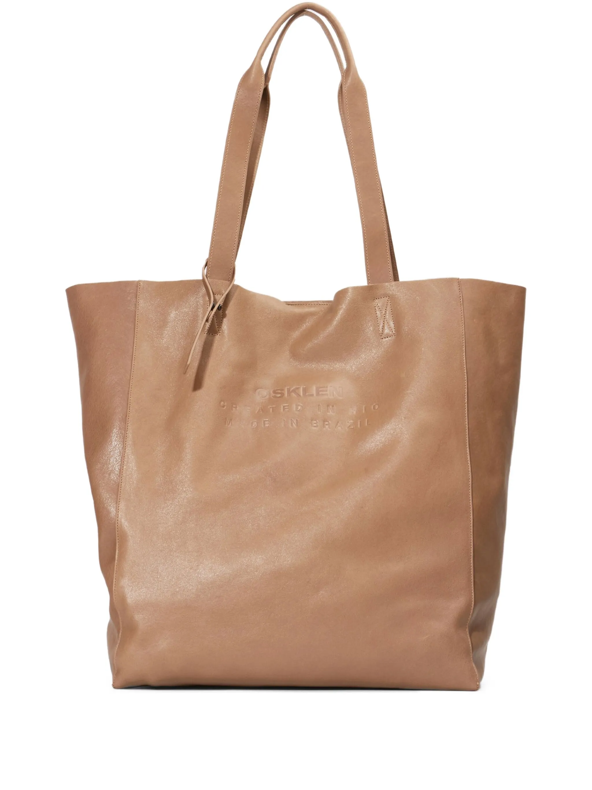 Сумка-тоут с тисненым логотипом Osklen, коричневый
Сумка-тоут с тисненым логотипом Osklen, коричневый