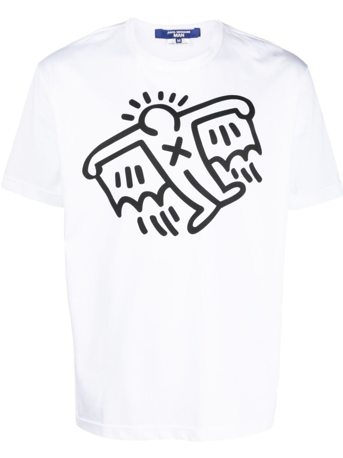 Junya Watanabe MAN футболка с графичным принтом из коллаборации с Keith Haring, белый
Junya Watanabe MAN футболка с графичным принтом из коллаборации с Keith Haring, белый