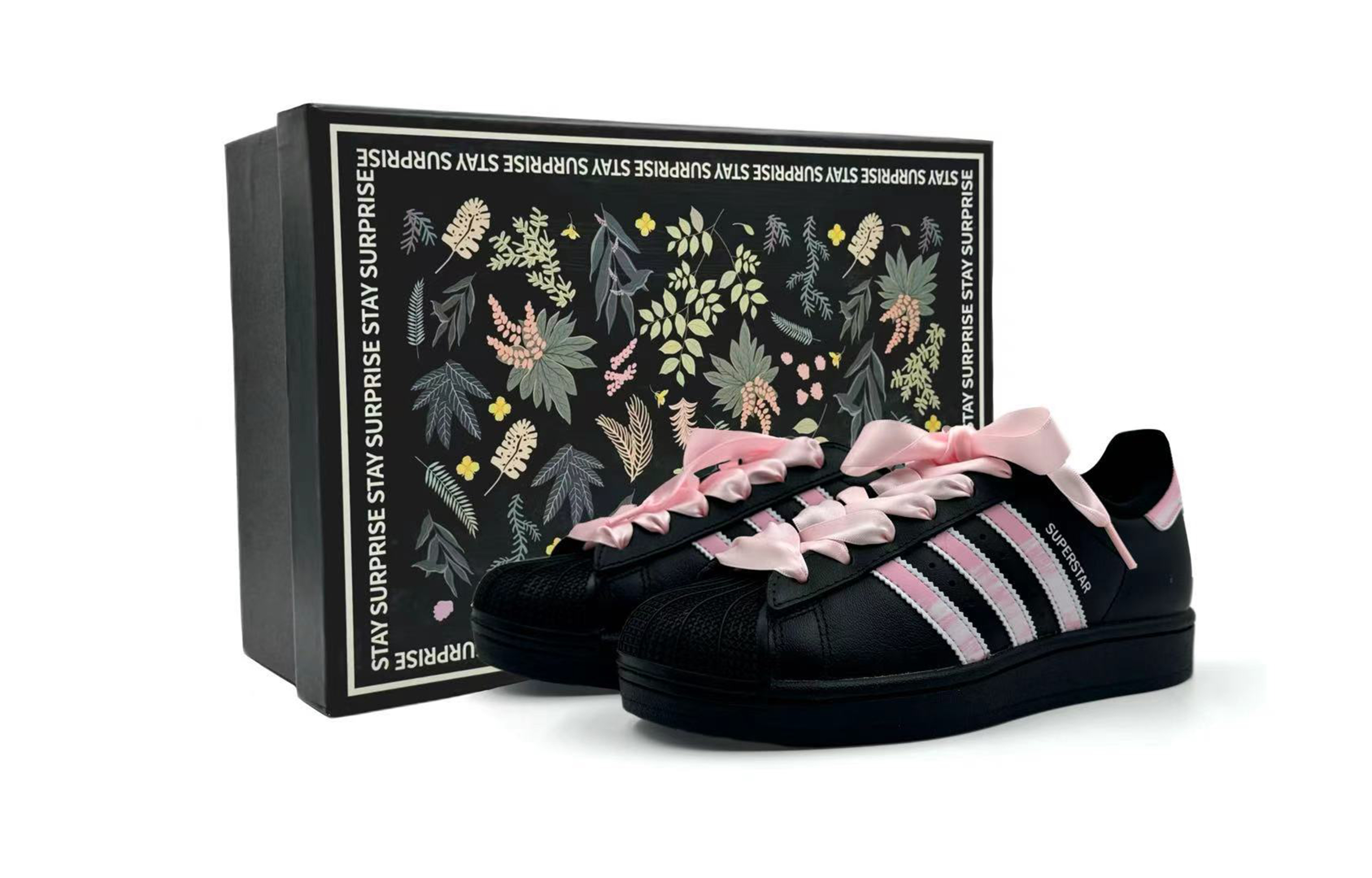 Детские кроссовки для скейтбординга Superstar 2 с низким верхом, устойчивые к истиранию, для подростков Adidas Originals, розовый/розовый 
Детские кроссовки для скейтбординга Superstar 2 с низким верхом, устойчивые к истиранию, для подростков Adidas Originals, розовый/розовый