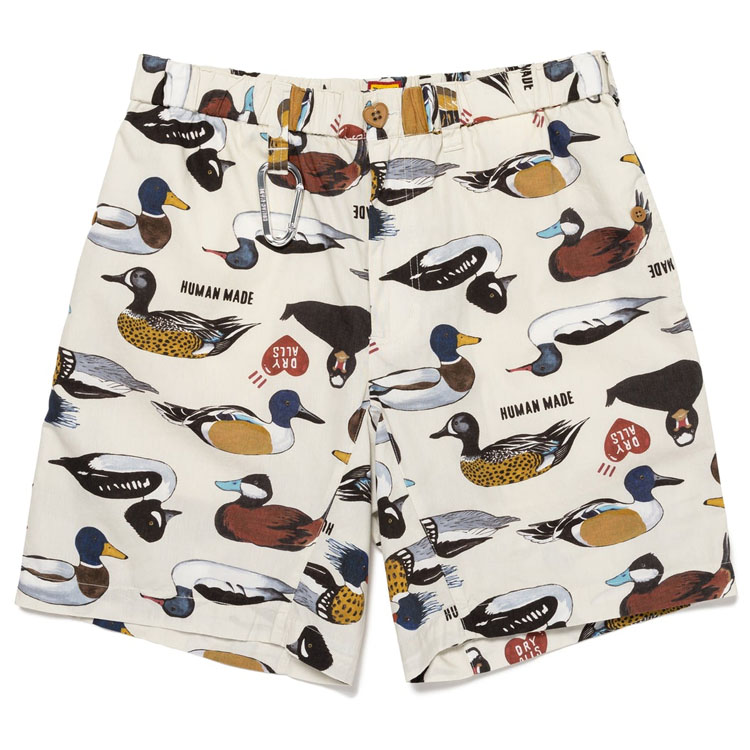Шорты с принтом утки HUMAN MADE, белый
Шорты с принтом утки HUMAN MADE, белый