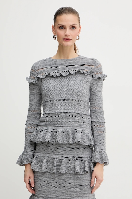 Шерстяной свитер Luisa Spagnoli, серый
Шерстяной свитер Luisa Spagnoli, серый