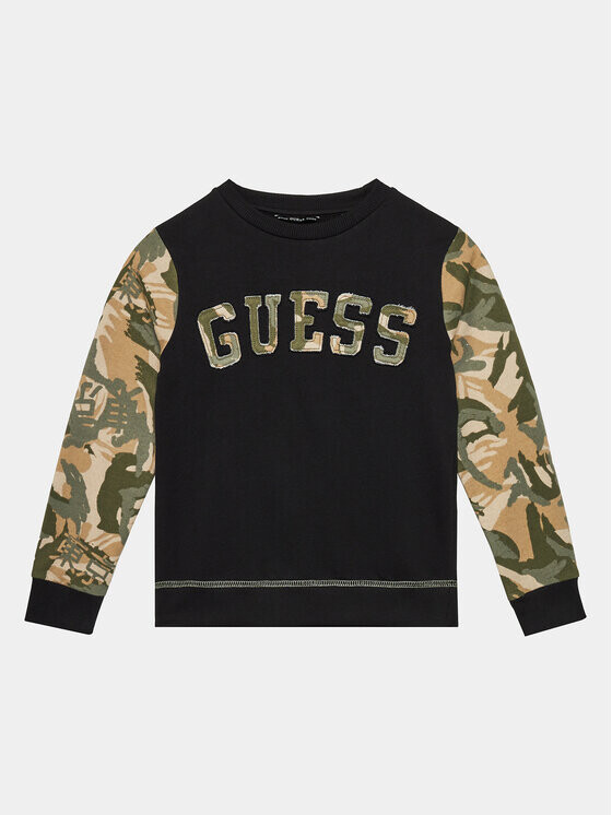 Толстовка обычного кроя Guess, черный 
Толстовка обычного кроя Guess, черный