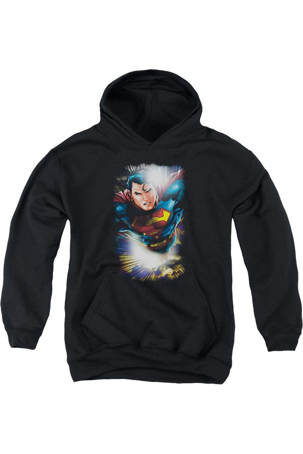 Молодежная толстовка с капюшоном Superman In The Sky Gildan, черный
Молодежная толстовка с капюшоном Superman In The Sky Gildan, черный