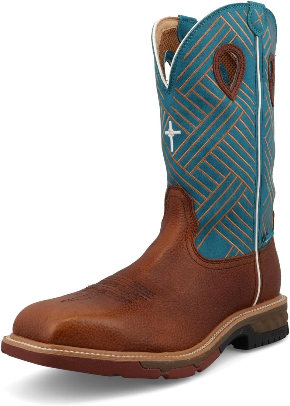 Ботинки Twisted X Men's 12 с металлическим носком в западном стиле, Sequoia & Turquoise
Ботинки Twisted X Men's 12 с металлическим носком в западном стиле, Sequoia & Turquoise