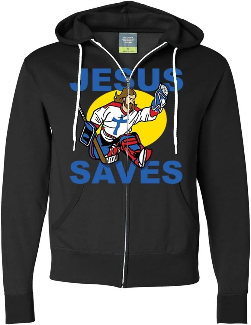 Толстовка с молнией Dolphin Shirt Co Jesus Saves Hockey
Толстовка с молнией Dolphin Shirt Co Jesus Saves Hockey