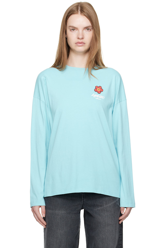 Kenzo Синяя футболка с длинным рукавом Kenzo Paris Futura 2000 Edition
Kenzo Синяя футболка с длинным рукавом Kenzo Paris Futura 2000 Edition