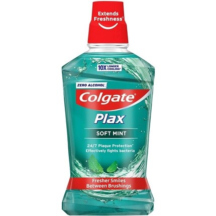 Colgate Plax Soft Мята безалкогольная жидкость для полоскания рта 500 мл
Colgate Plax Soft Мята безалкогольная жидкость для полоскания рта 500 мл