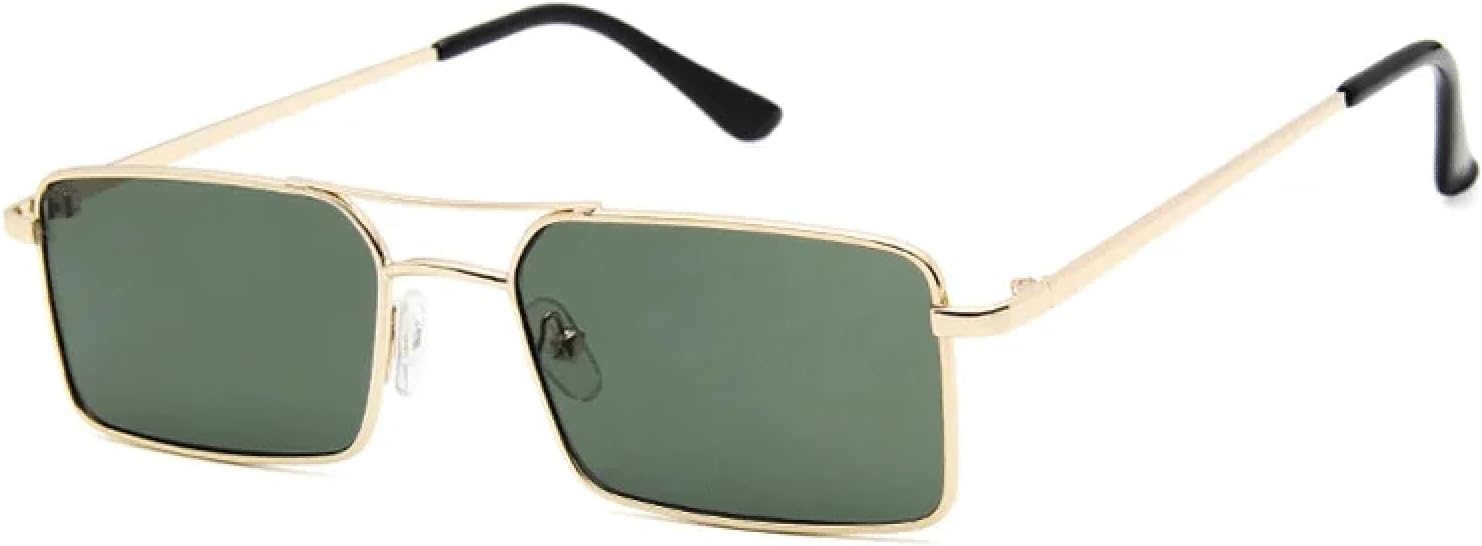 Солнцезащитные очки с защитой UV400 | Металлическая двойная перемычка, стимпанк, линзы конфетных цветов | Для женщин и мужчин, для занятий спортом на открытом воздухе и вождения DSVIGF, Gold Darkgreen
Солнцезащитные очки с защитой UV400 | Металлическая двойная перемычка, стимпанк, линзы конфетных цветов | Для женщин и мужчин, для занятий спортом на открытом воздухе и вождения DSVIGF, Gold Darkgreen