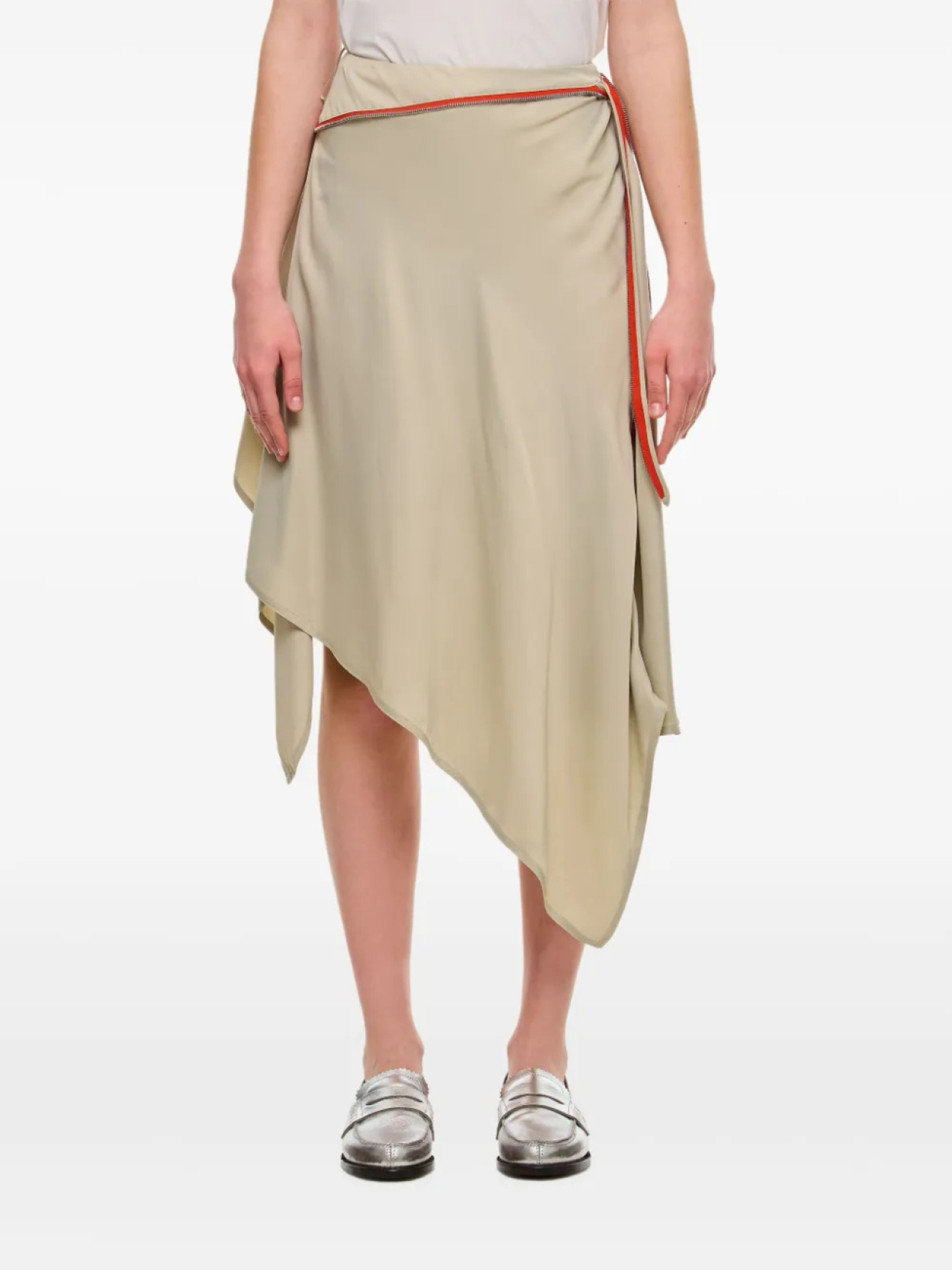 Kiko Kostadinov асимметричная юбка миди, нейтральный
Kiko Kostadinov асимметричная юбка миди, нейтральный