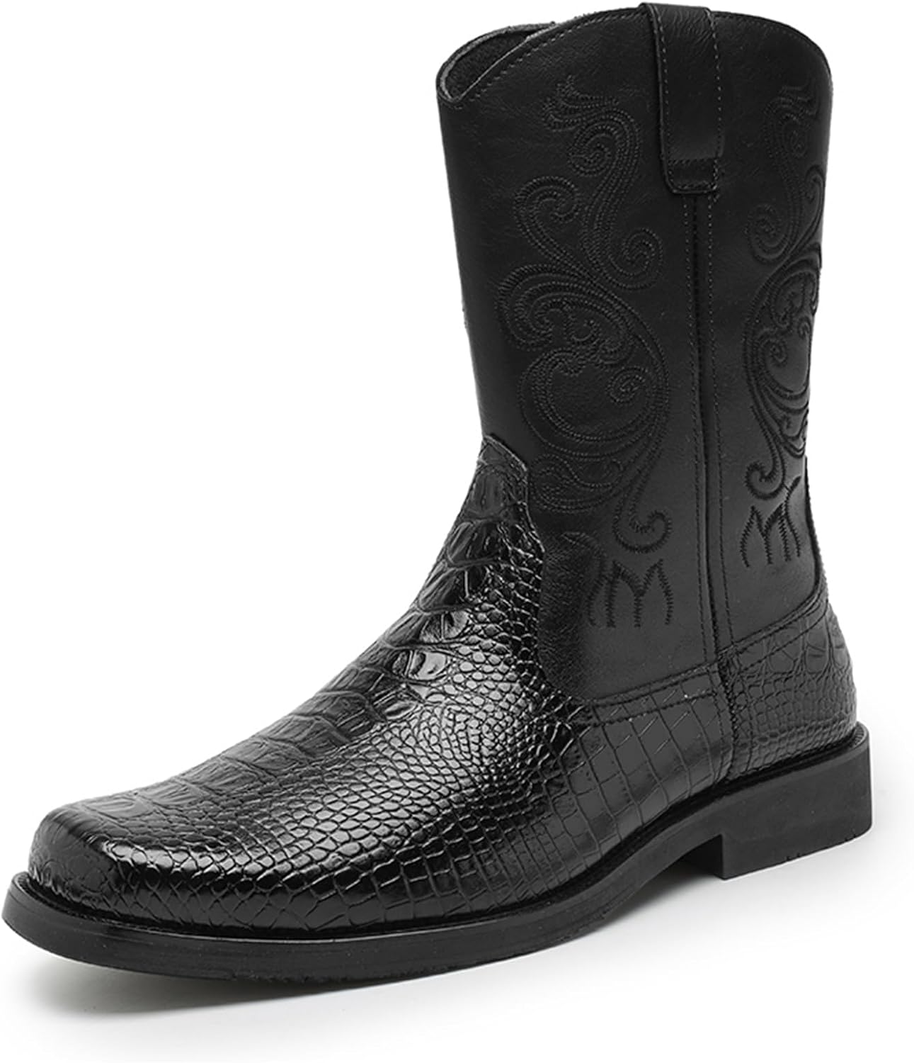 Мужские ковбойские сапоги Abborora - ковбойские сапоги мужские с квадратным носком, традиционные западные мужские сапоги - мужские сапоги квадратного носка - ковбойские сапоги для мужчин - ковбойские сапоги, черный
Мужские ковбойские сапоги Abborora - ковбойские сапоги мужские с квадратным носком, традиционные западные мужские сапоги - мужские сапоги квадратного носка - ковбойские сапоги для мужчин - ковбойские сапоги, черный