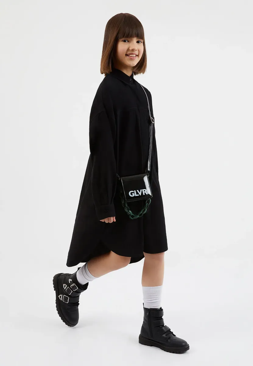 Трикотажное платье Gulliver с застежкой на пуговицы, черный
Трикотажное платье Gulliver с застежкой на пуговицы, черный